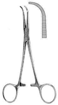 Coller-Crile Haemostatic Forceps full Curved 16cm