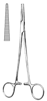 Adson Hemostatic Forceps 1x2T 18cm