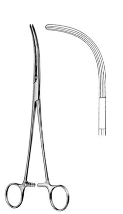 Crafoord Sellors Ligature Forceps Curved