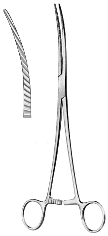 Crafoord Artery Forceps Curved