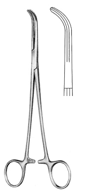 Lahey Gall Duct Forceps Curved