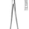 Lower Gall Duct Forceps Curved 18cm