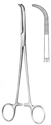 Mixter O' Shaugnessy Forceps Curved