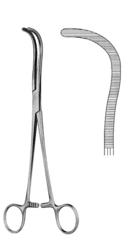 Guyon Pedicle Clamp Curved 23cm