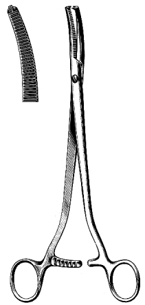 Wertheim Hystrectomy Forceps 1x2T
