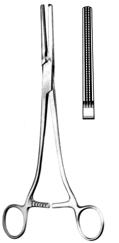Rogers Hyst. Forceps Atraumatic 25cm