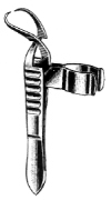 Jones Towel clip with side clip 9cm
