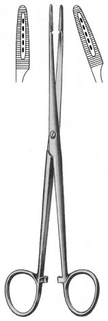 Maier Dressing Forceps Straight S/J 25cm