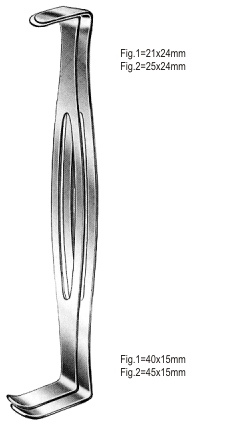 US Army Parker Langenbeck Retractor D/E  21cm