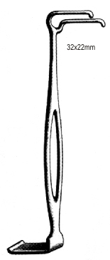 Czerny Retractor, 32x22mm, 20cm