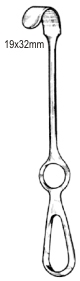 London Hospital Retractor 19x32mm, 23cm