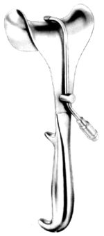 Doyen Retractor w/fiber optic light 25cm