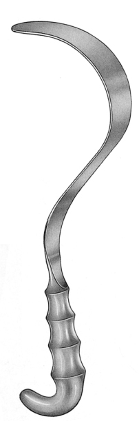 Deaver Retractor Finger Grip Handle