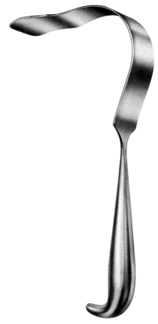 Harrington Retractor w/hook handle 32cm