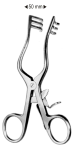 Weitlaner Wullstein Retractor 3x4 Prongs 13cm