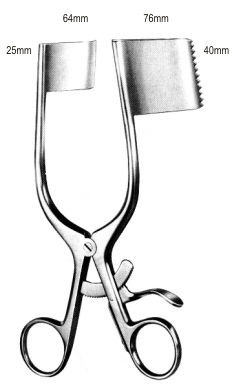 Darling Retractor Serrated cvd 57x38mm 18cm