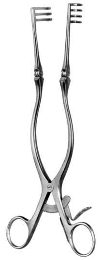 Adson Laminectomy Retractor 3x4 Prongs