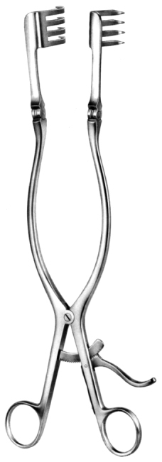 Beckmann Adson Retractor 4x4 Prongs