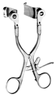 Caspar Retractor w/5, blunt blades 90x150mm