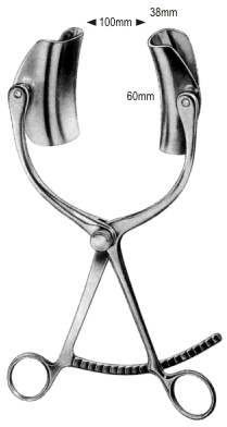 Collin / Pozzi Abdominal Retractor 38x60x100mm