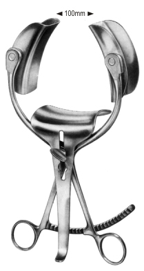 Collin / Pozzi Retractor with  central blade