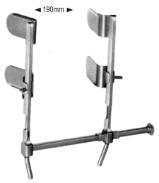 Comyns Berkeley Abdominal Retractor parallel action