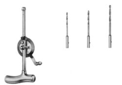 Stille Sherman Hand Drill with drill 24cm complete