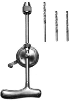 Moore Hand Drill with stainless steel Jacob chuck complete