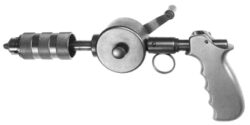 Hand Drill pistol shaped adjustable handle