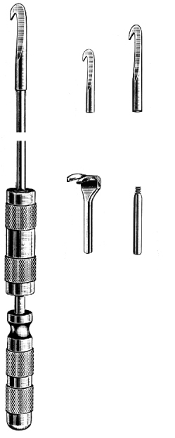Kuentscher Nail Extractor with 2 Hooks 63cm