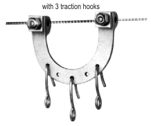 Kirschner Extension Bow with 3 hooks 60x60mm