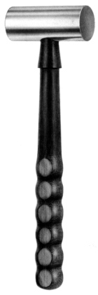 Mallet steel head and plastic handle 480g, 25cm