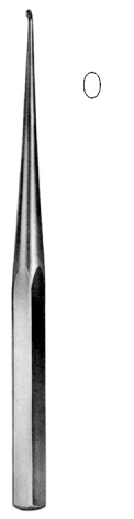 Bruns Bone Curette s/handle 23cm