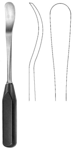 Bone Raspatory with fibre handle 20mm, 27.5cm