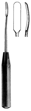 Periosteal Elevator with fibre handle 6mm, 19cm