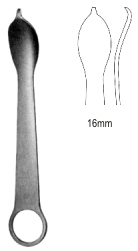 Bone lever small 2x16mm, 12.5cm