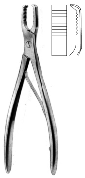 Frosch Bone Holding Forcpes 18cm