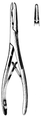 Defourmentel Bone Rongeur slender 3mm, 19cm