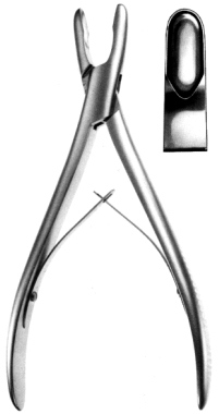 Adson Cranial Rongeur Straight jaw 8mm wide 21cm