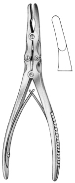 Zaufal-Jansen Bone Rongeur Curved 18cm