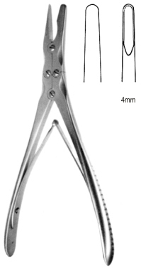 Peiper Beyer Lami. Rongeur D/A 4mm, 18cm