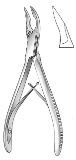 Cleveland Bone Cutting Forcpes angled
