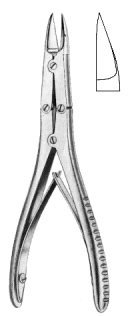 Bohler Bone Cutting Forcpes Curved 15cm