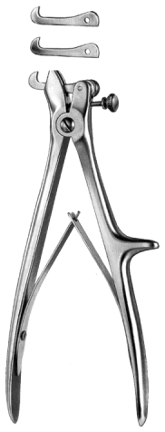 Dahlgren Cranial Rongeur Forceps 20cm, with 2 hooks