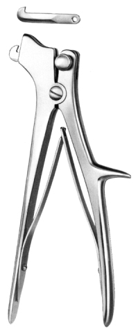 De Vilbiss Cranial Rongeur 21cm, with one large