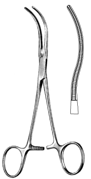 Atraumatic Blood Vessel Forceps 17cm