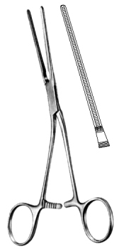 DeBakey Coarctation Clamp 30º, 17cm