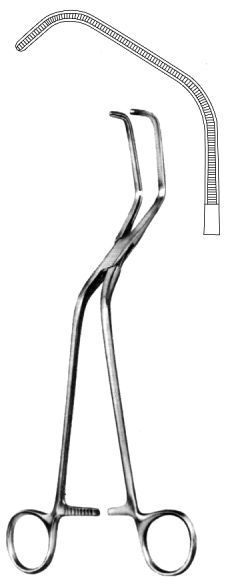 Ochsner Aortic Atraumatic Clamp 23.5cm