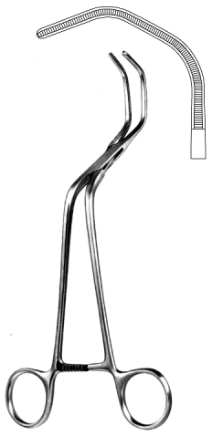 Diethrich Aortic Atraumatic Clamp 21cm