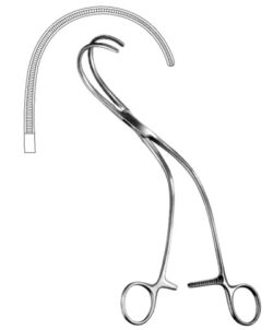 Weber Atraumatic Aortic Clamp 26cm